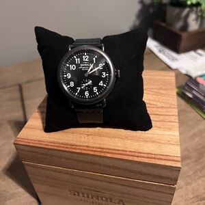 Shinola Black Watch